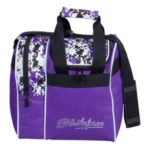 KR Rook Single Tote Purple Digi Camo Bowling Bag