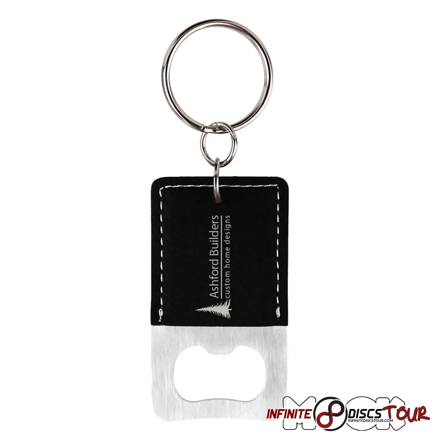 Leather Bottle Opener Bag Tag