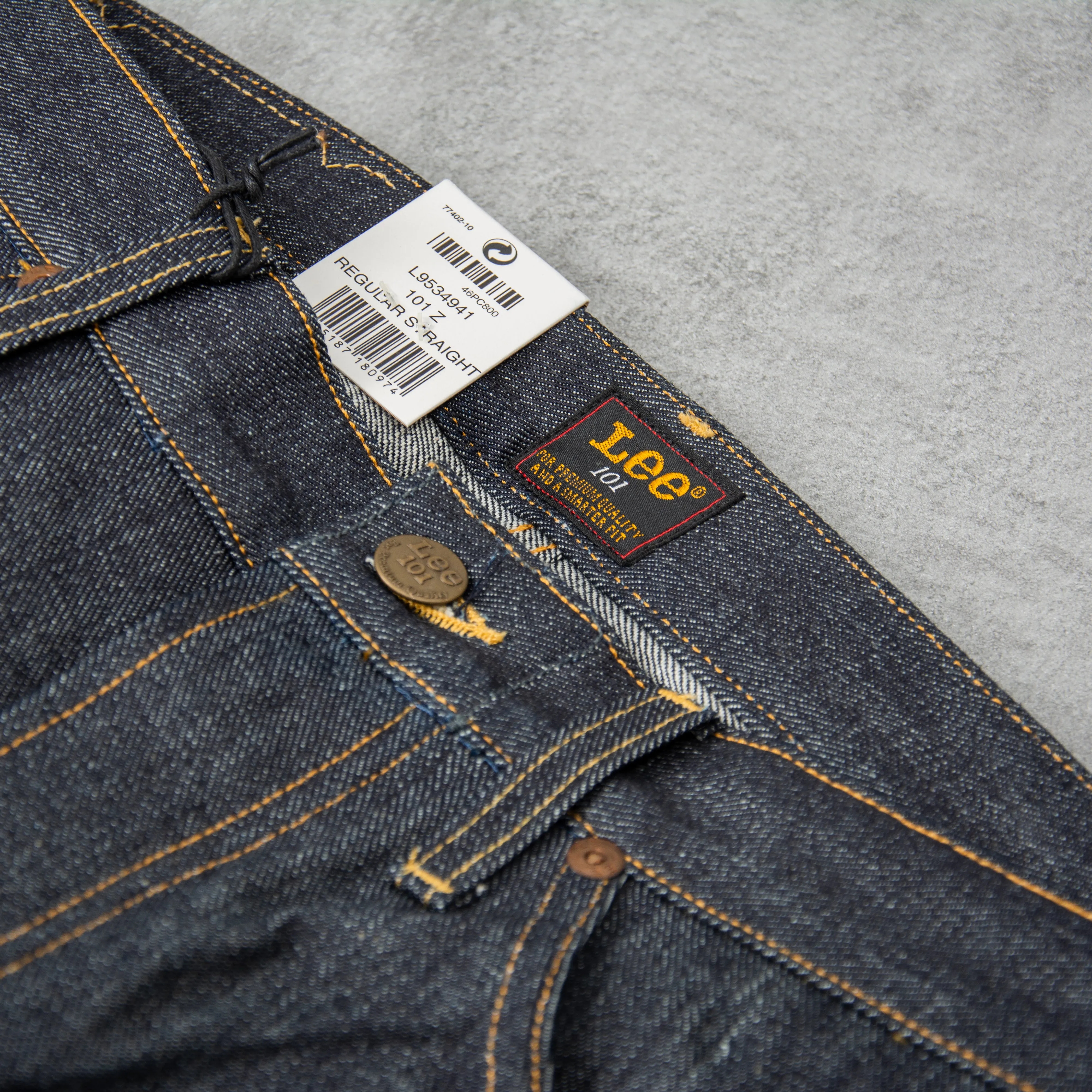 Lee 101 Z KA Jeans - Dry Blue Selvage