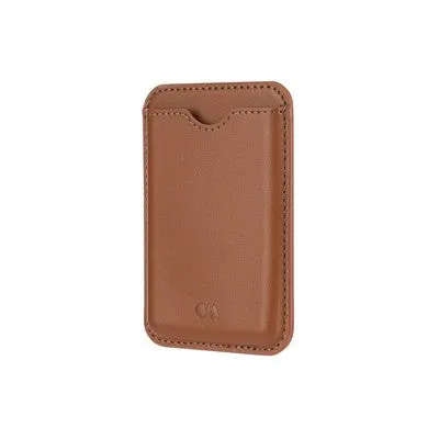 New - Case-Mate Card Holder with MagSafe - Cognac