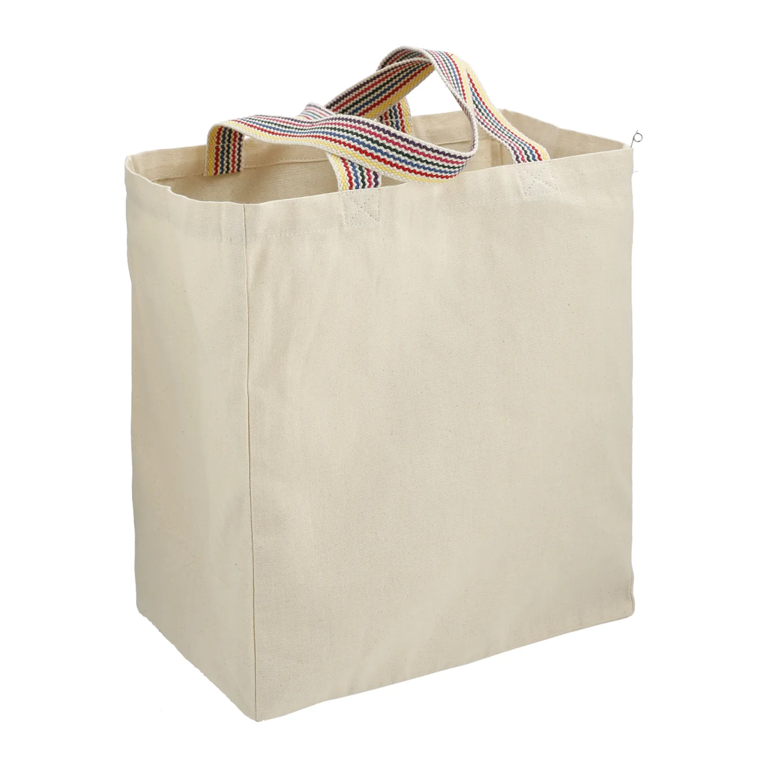 Rainbow Recycled 8 oz. Cotton Grocery Tote