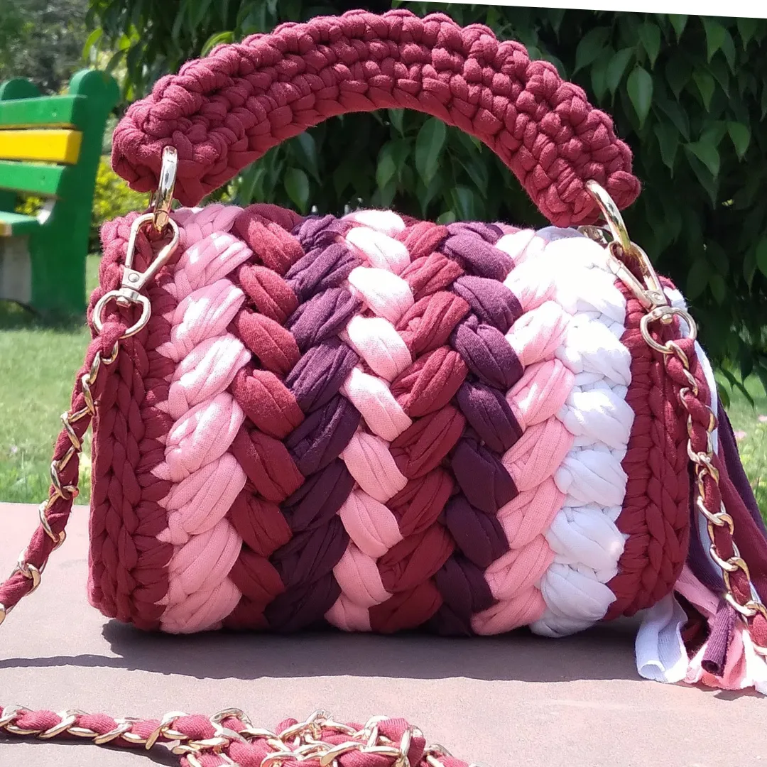 Shiroli Handmade Maroon Tint Bag