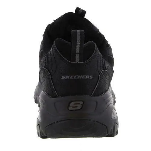 Skechers D Lites Womens Ladies Black Chunky Platform Trainers Shoes UK Sizes 4-8