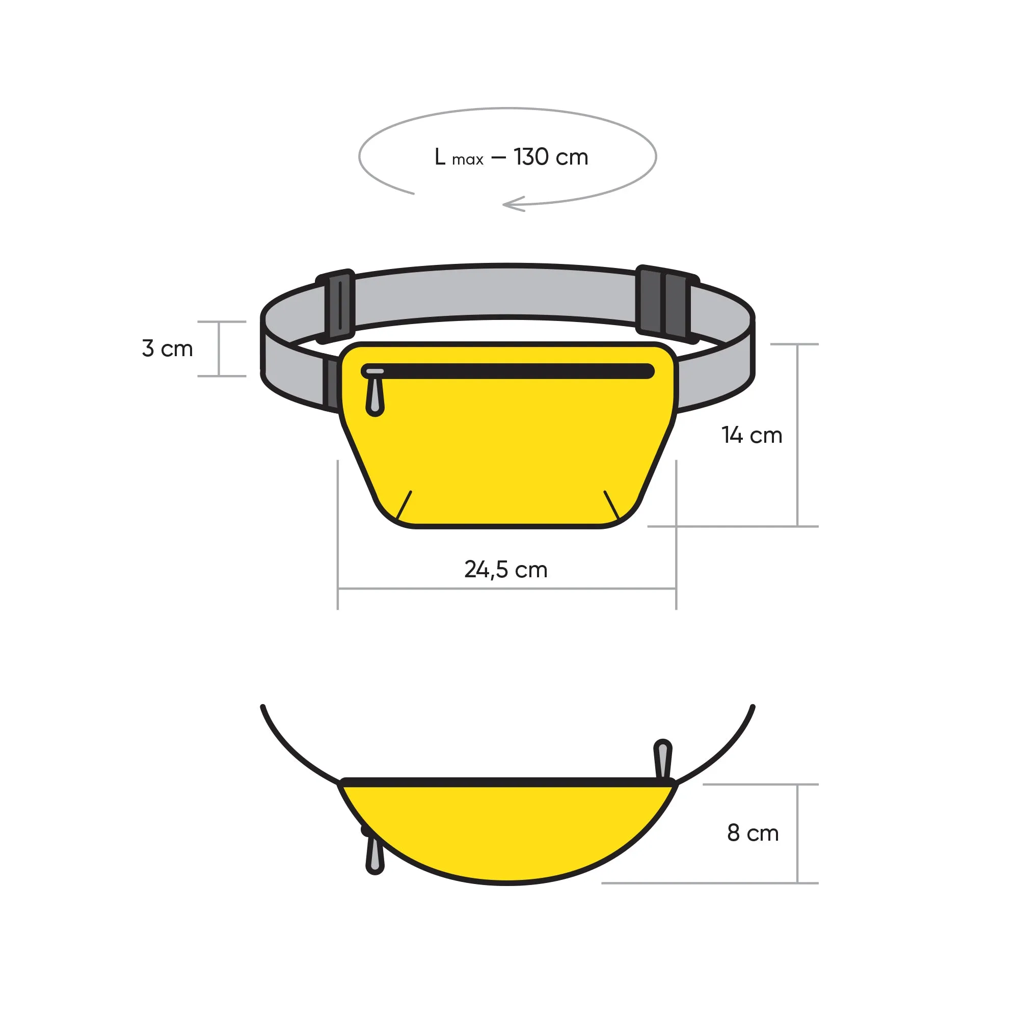 Sunflowers Bag Belt