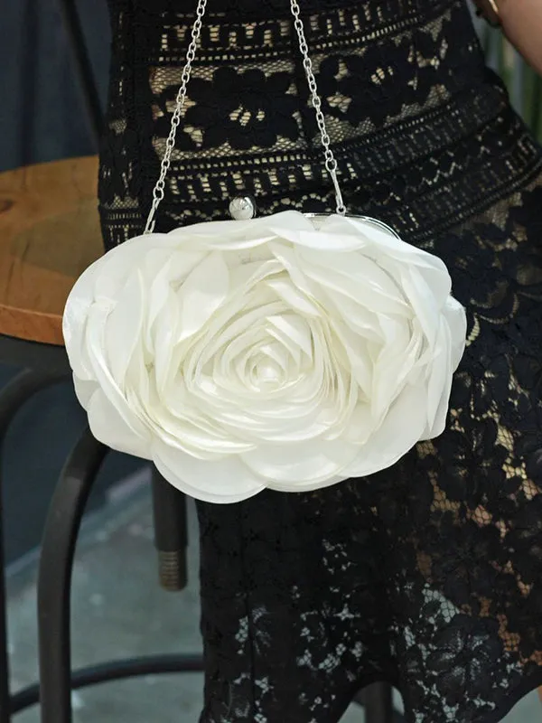 Three-Dimensional Flower Handbags