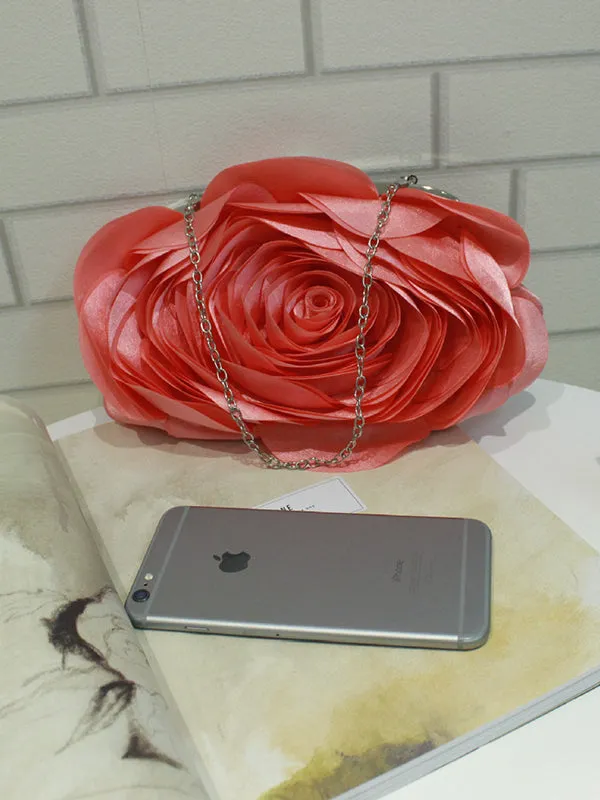 Three-Dimensional Flower Handbags