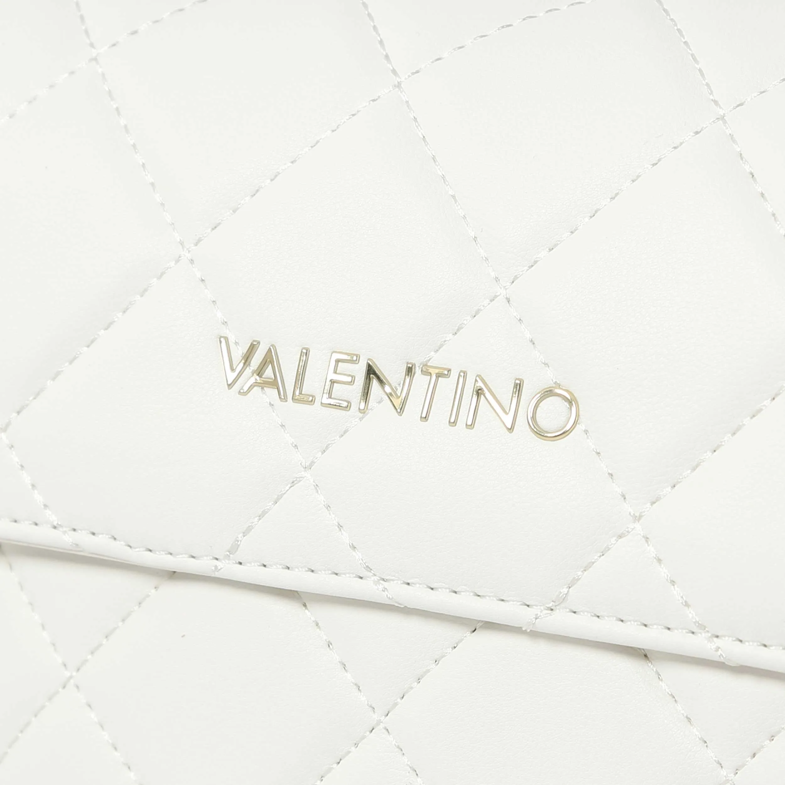 Valentino Bags Bigs Quilt Shoulder Bag in White